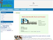 Tablet Screenshot of geriatracuritiba.com